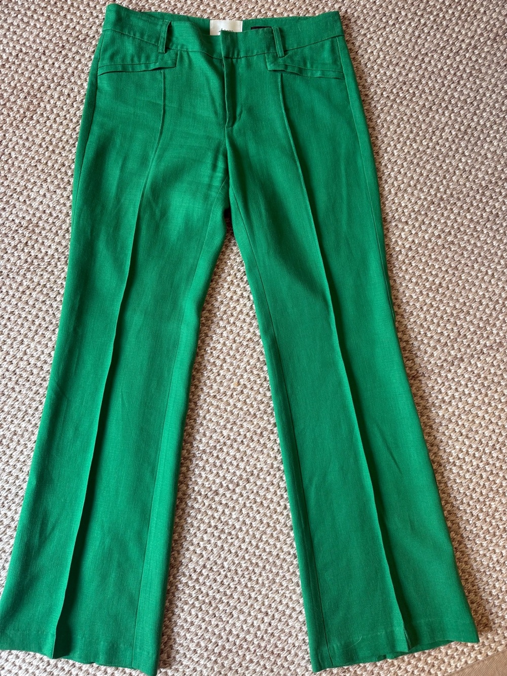 elevenses Emerald Green Tailored Flare Pants